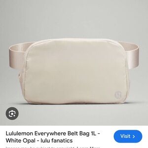 Lululemon Everywhere Belt Bag - 1L - White Opal